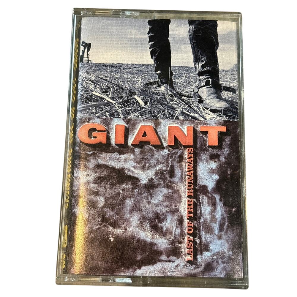 Giant LAST OF THE RUNAWAYS 1989 Cassette Tape A&M CS-5272 80s Rare Hair Metal
